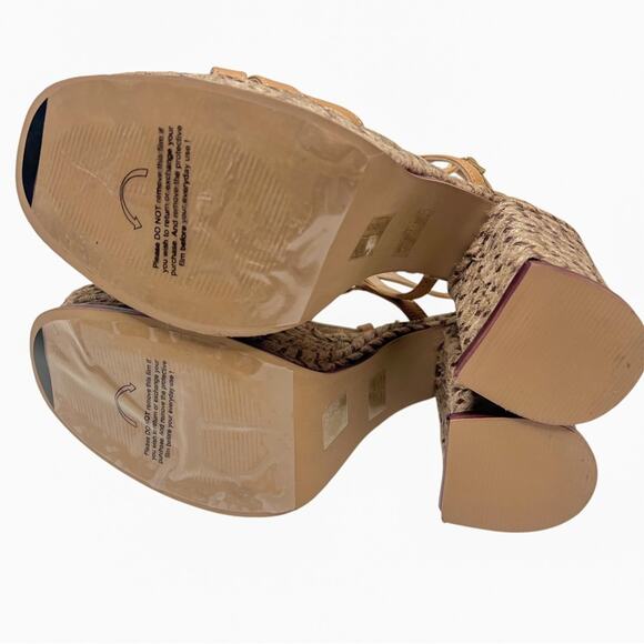 Free People Fahn Platform Sandal Size 10 NEW - Picture 7 of 10